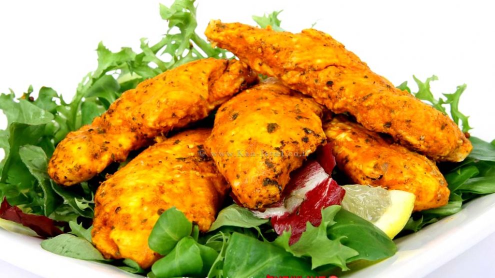 עוף בחרדל וכרישה